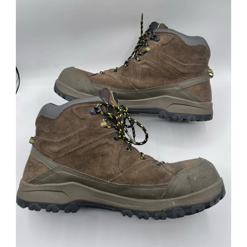 Red Wing 6605‎ Work Boots Mens 12 Brown Waterproof Safety Toe EH Suede Hiking